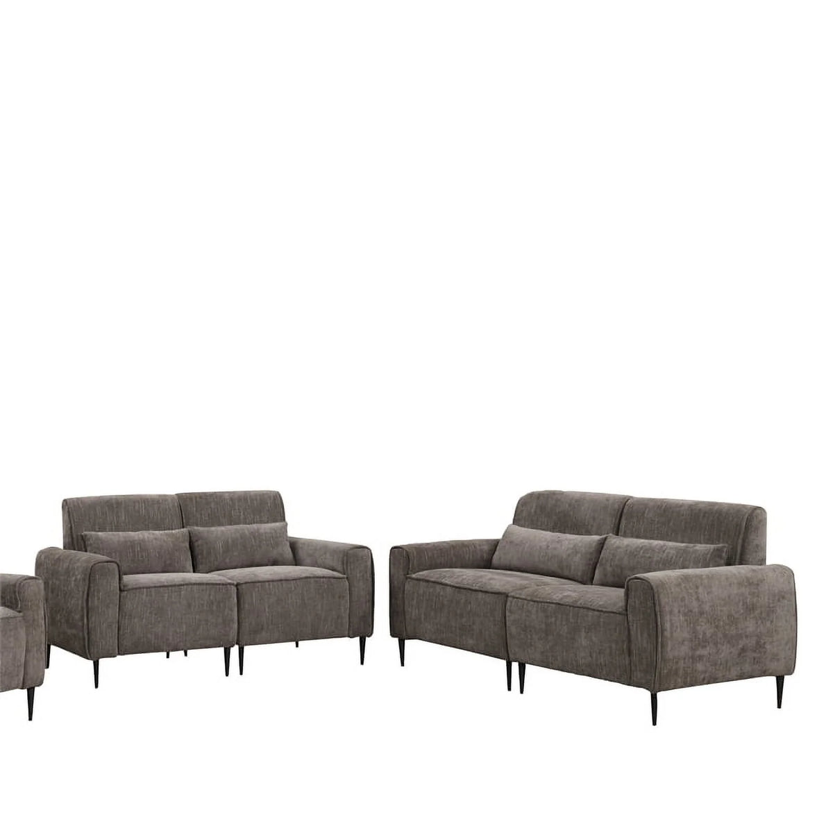 Gray Chenille Sofa Loveseat Z81182
