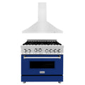 36 in. Gas Range with Range Hood Appliance Package W920