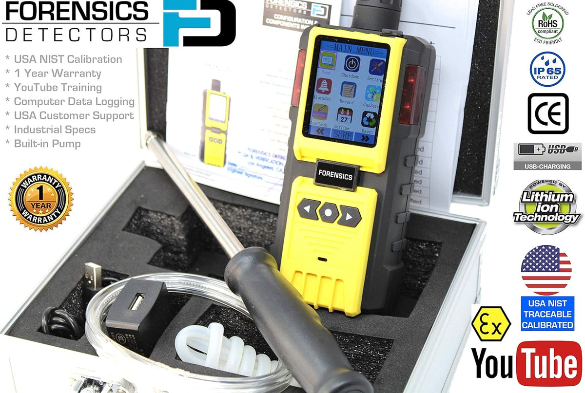 Carbon Monoxide Analyzer with Built-in Pump & 4ft Probe U746204
