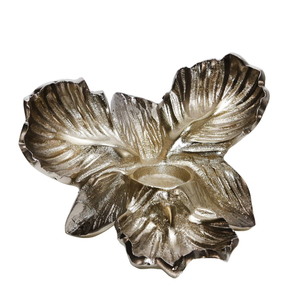 Gold Metal Tealight Candle Holder X31940