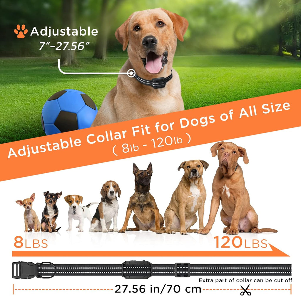 Dog Training Collar with Remote, Vibration Beep Modes, Waterproof Rechargeable, Pack of 2 X440