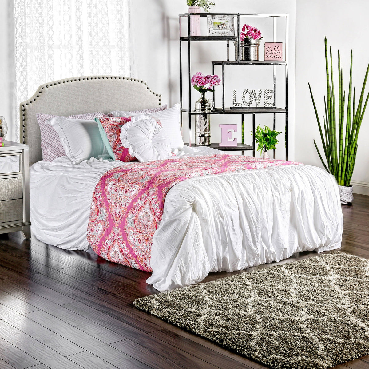 Platform Bed Frame with Mattress Foundation Full F39137