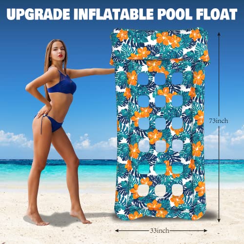 Oversized Inflatable Pool Floats Lounge 2 Pack D985589