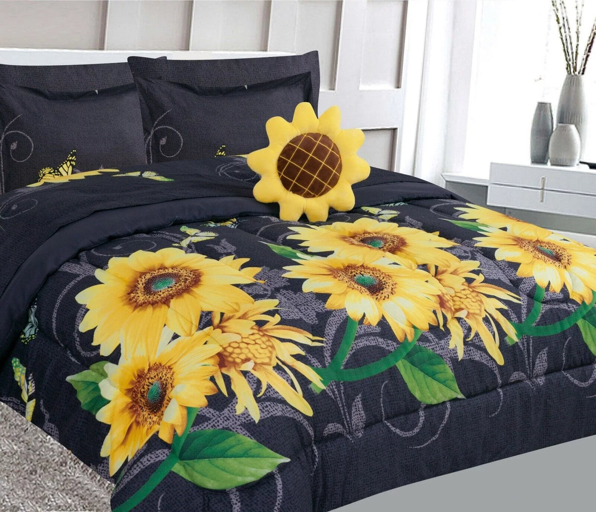 Twin Comforter with Sheet Set and Pillow M373203