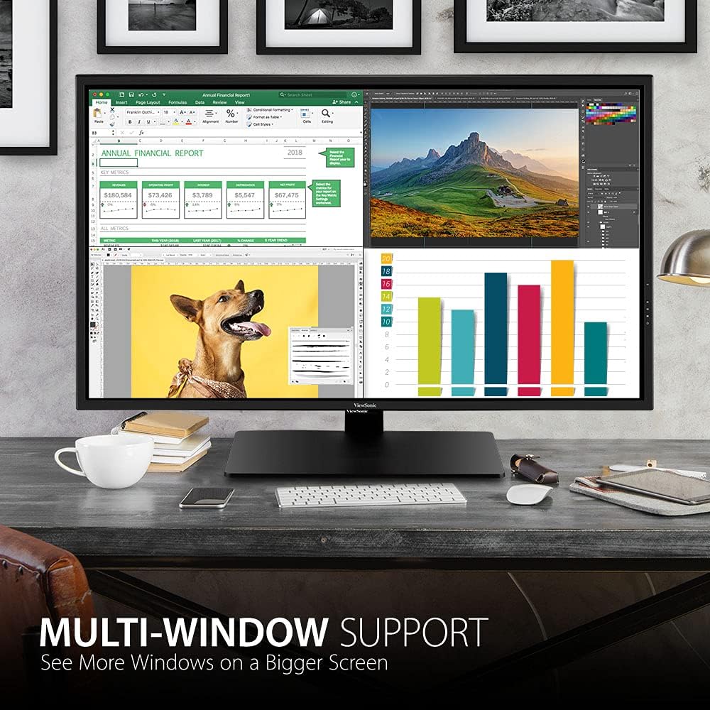 43 Inch Ultra HD 4K Monitor with HDR10 R3822