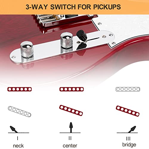 Transparent Wine Red Semi-Hollow Electric Guitar with Rosewood Fingerboard J6729
