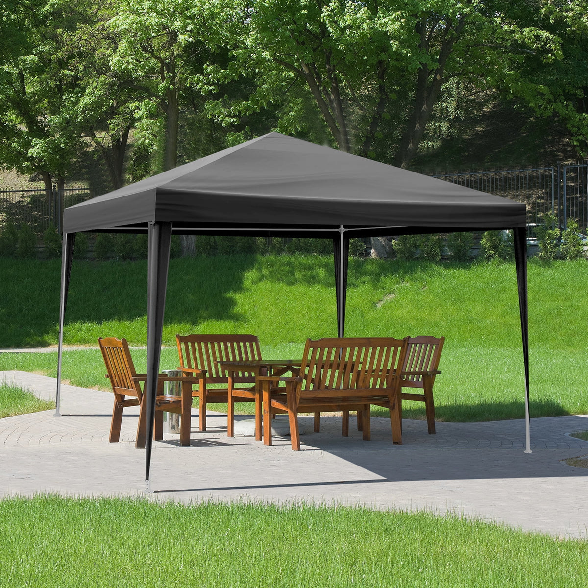 10' x 30' Canopy Tent with 7 Walls White Y514