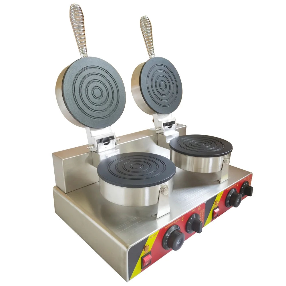 Dual Round Nonstick Electric Waffle Maker P56931