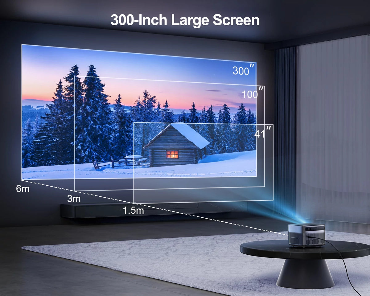 Native 1080P 5G WiFi 6 LCD Projector W42883