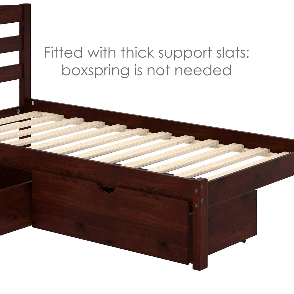 Twin Bed with Two Storage Drawers Y825