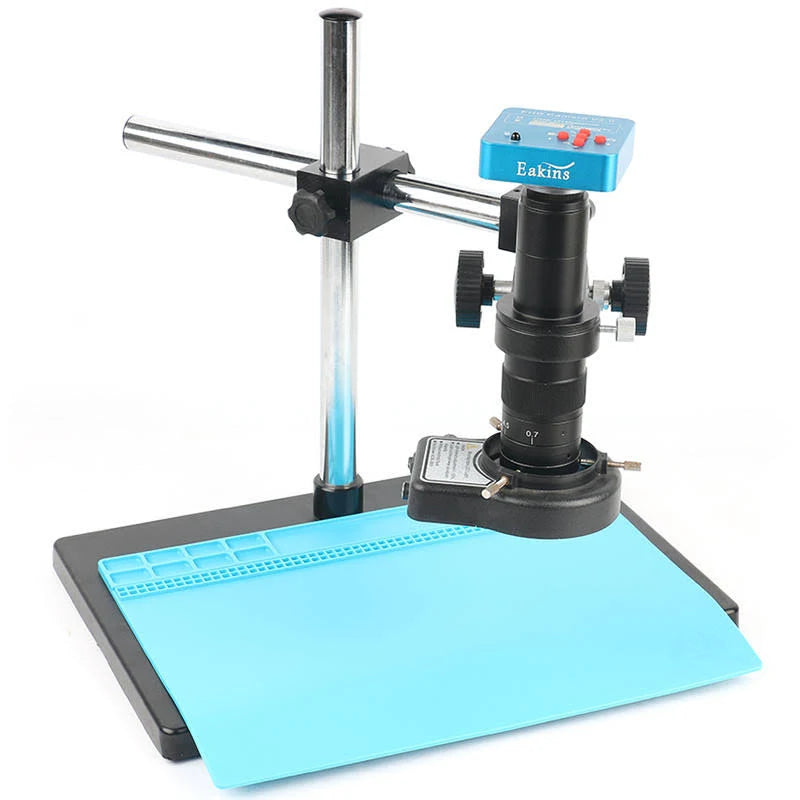 FHD 1080p 60fps 2K HDMI USB Digital Industry Video Microscope Camera Set System 180X 300x C Mount Lens F203