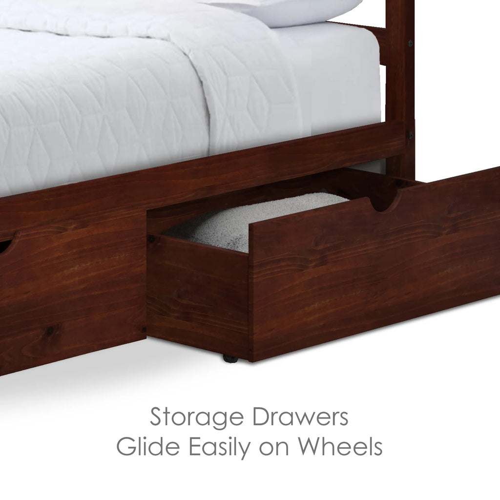 Twin Bed with Two Storage Drawers Y825