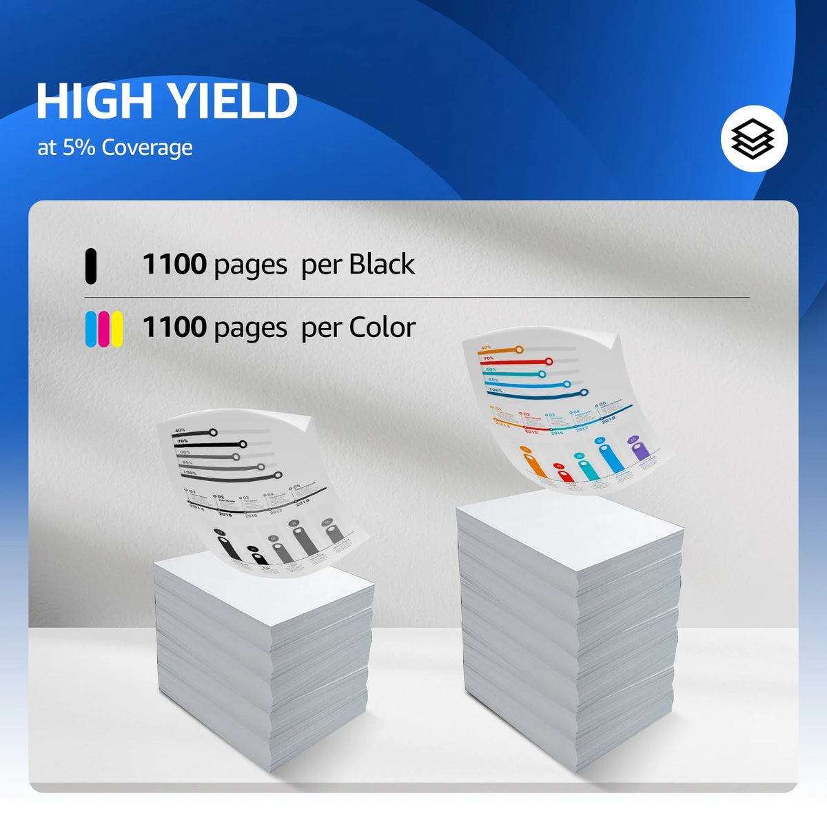 Black High-Yield Ink 1100 Page-Yield G436401