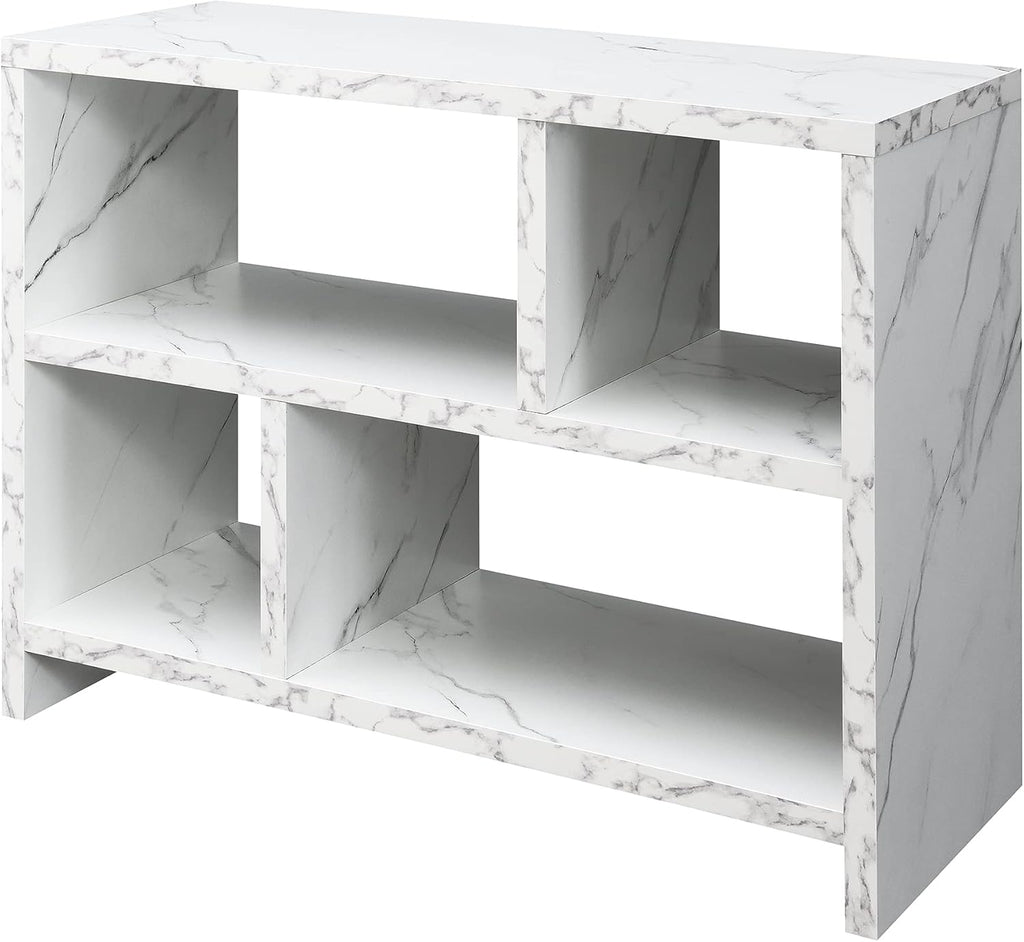 White Console Bookcase L597307