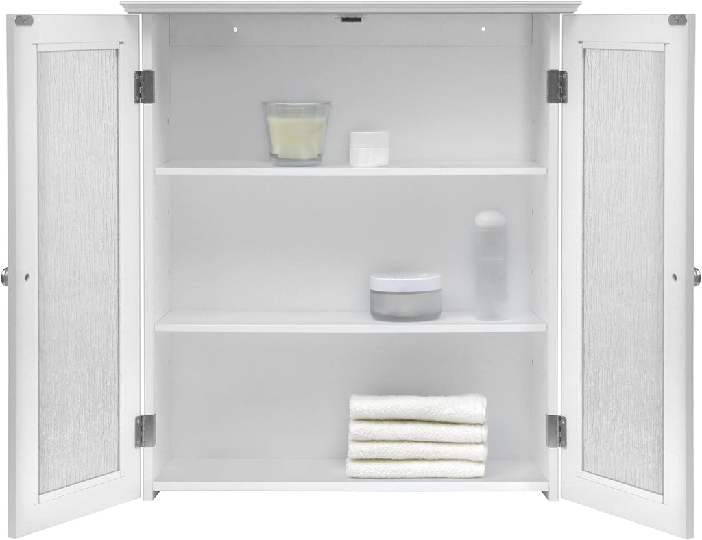 Wall Cabinet with 2 Glass Doors H6533