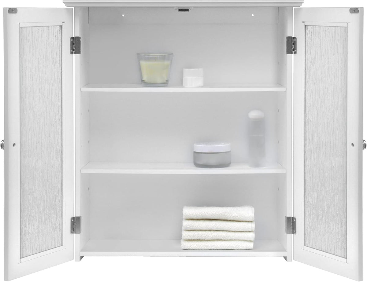 Wall Cabinet with 2 Glass Doors H6533