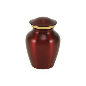 Small Crimson Pet Urn N62134