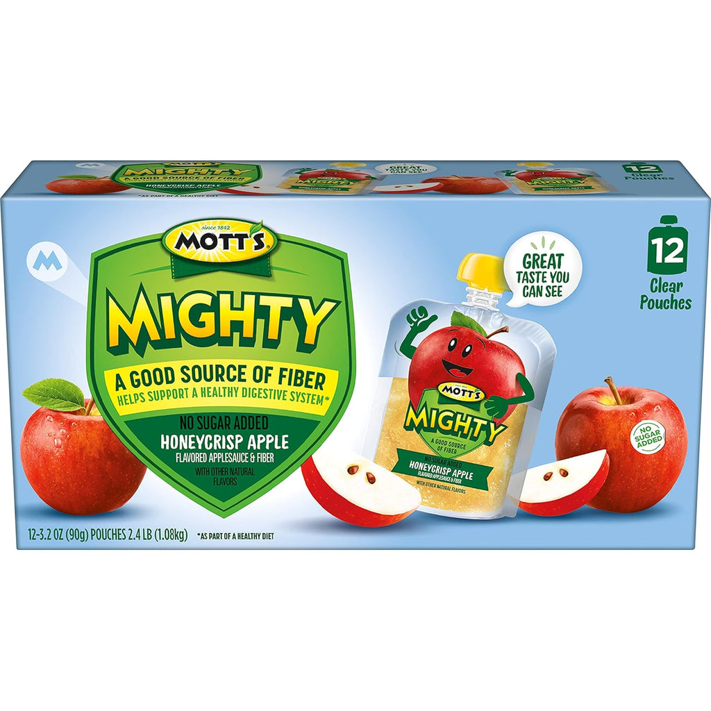 12 Pack 3.2 Oz Honeycrisp Apple Applesauce Pouches L262635
