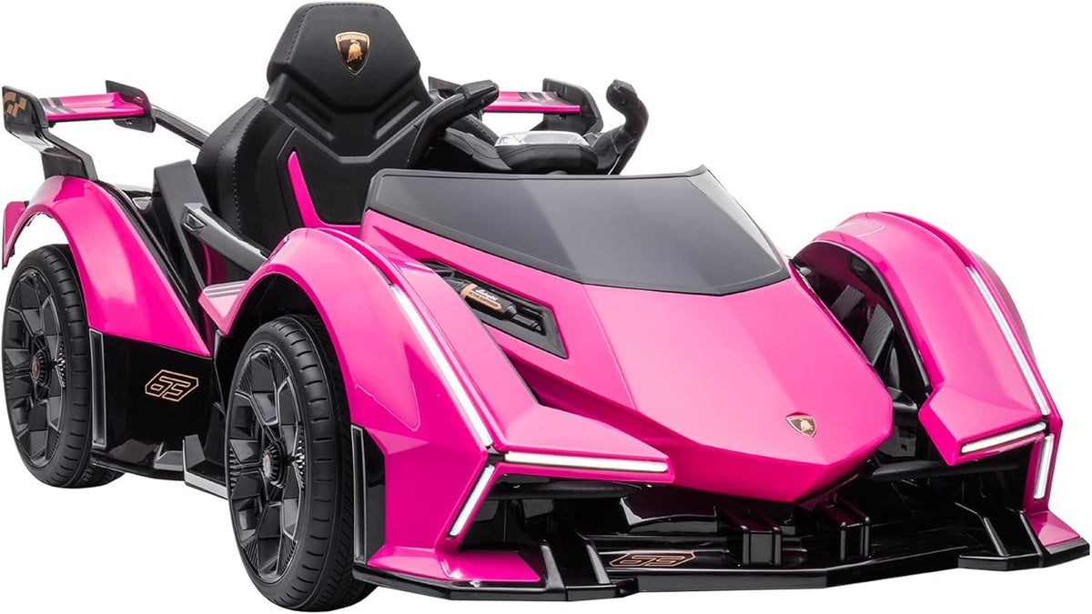 Orange 12V Battery Powered Ride On Toy Car with Parent Remote Control B666