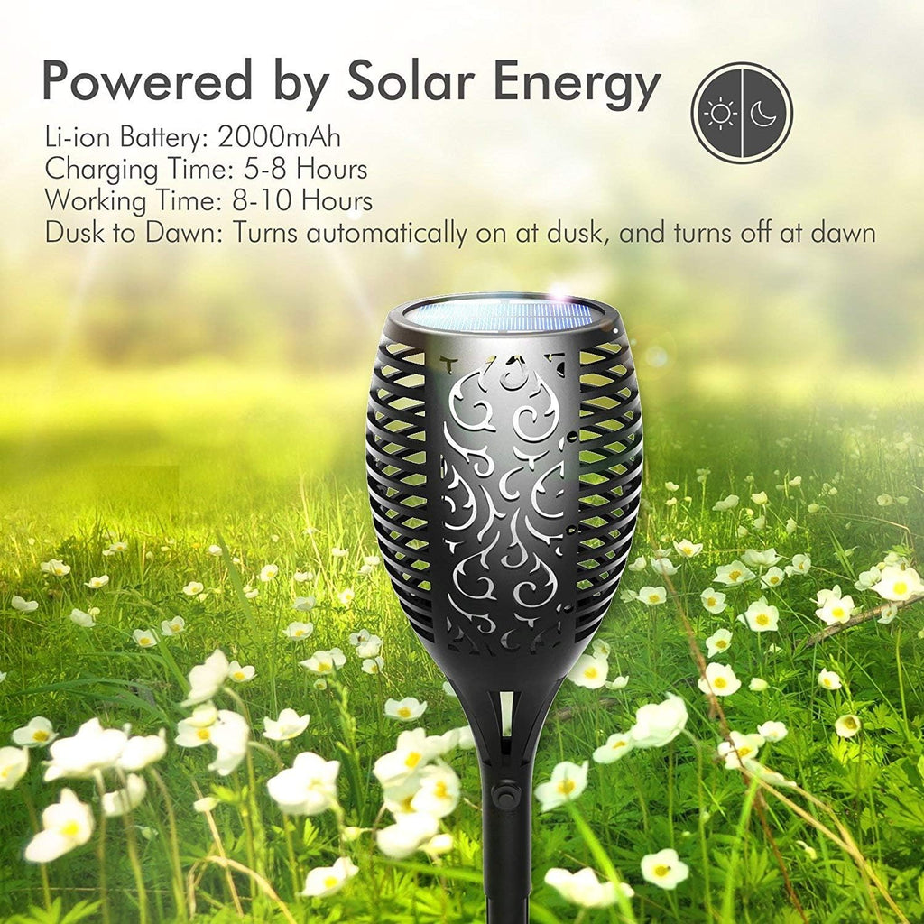 43 inch 96 LED Waterproof Solar Torch Lights C351351