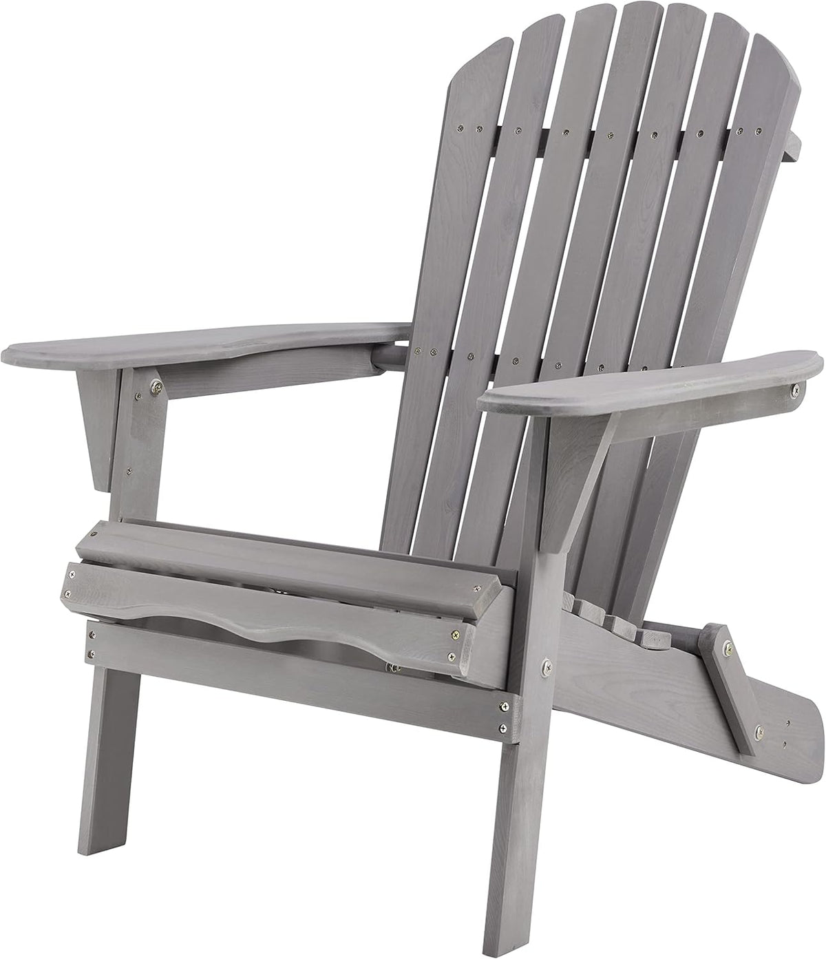 Wooden Folding Adirondack Chairs (Cape Cod Gray) N4621