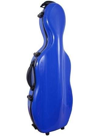 Blue Adjustable Viola Case with Wheels L438