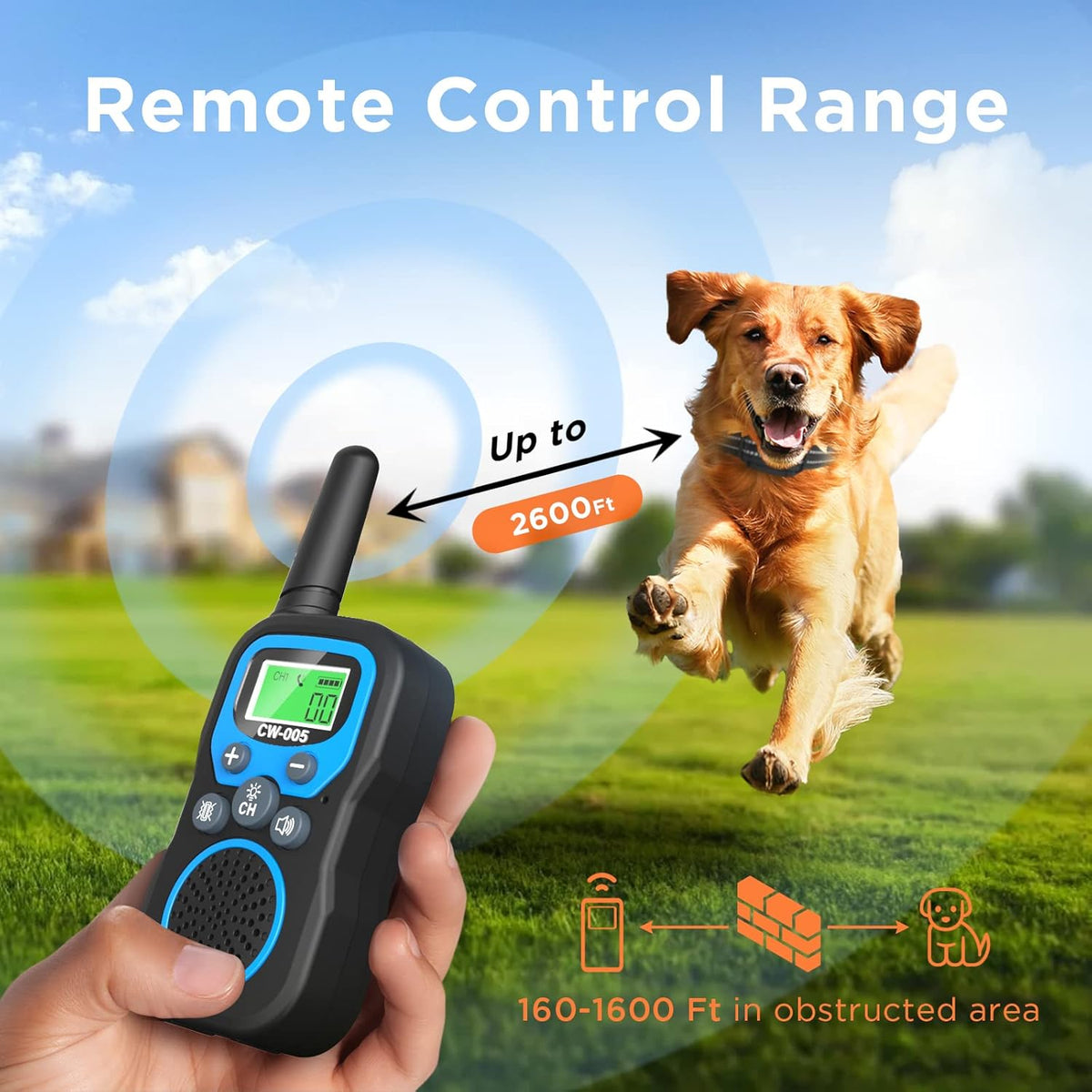 Dog Training Collar with Remote, Vibration Beep Modes, Waterproof Rechargeable, Pack of 2 X440
