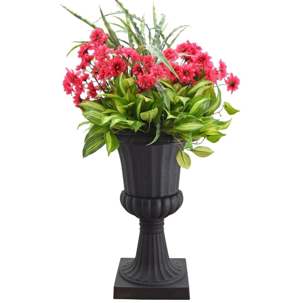 Black Plastic Urn Pack of 2 M378