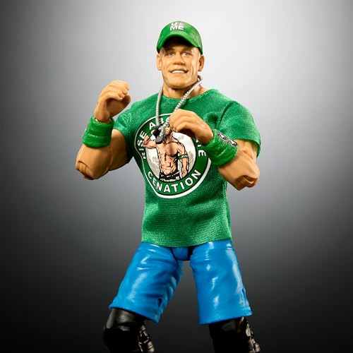 WWE Elite Collection Action Figure Set with Accessory & Build-A-Figure Parts D36858