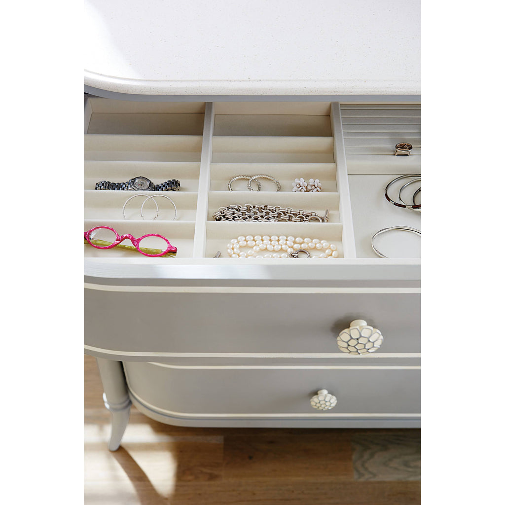 Gray Four Drawer Nightstand O816954