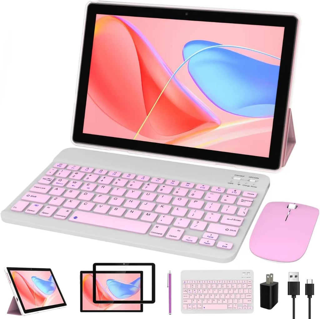 10.1" Android 13 Tablet 64GB+8GB RAM Pink B627018
