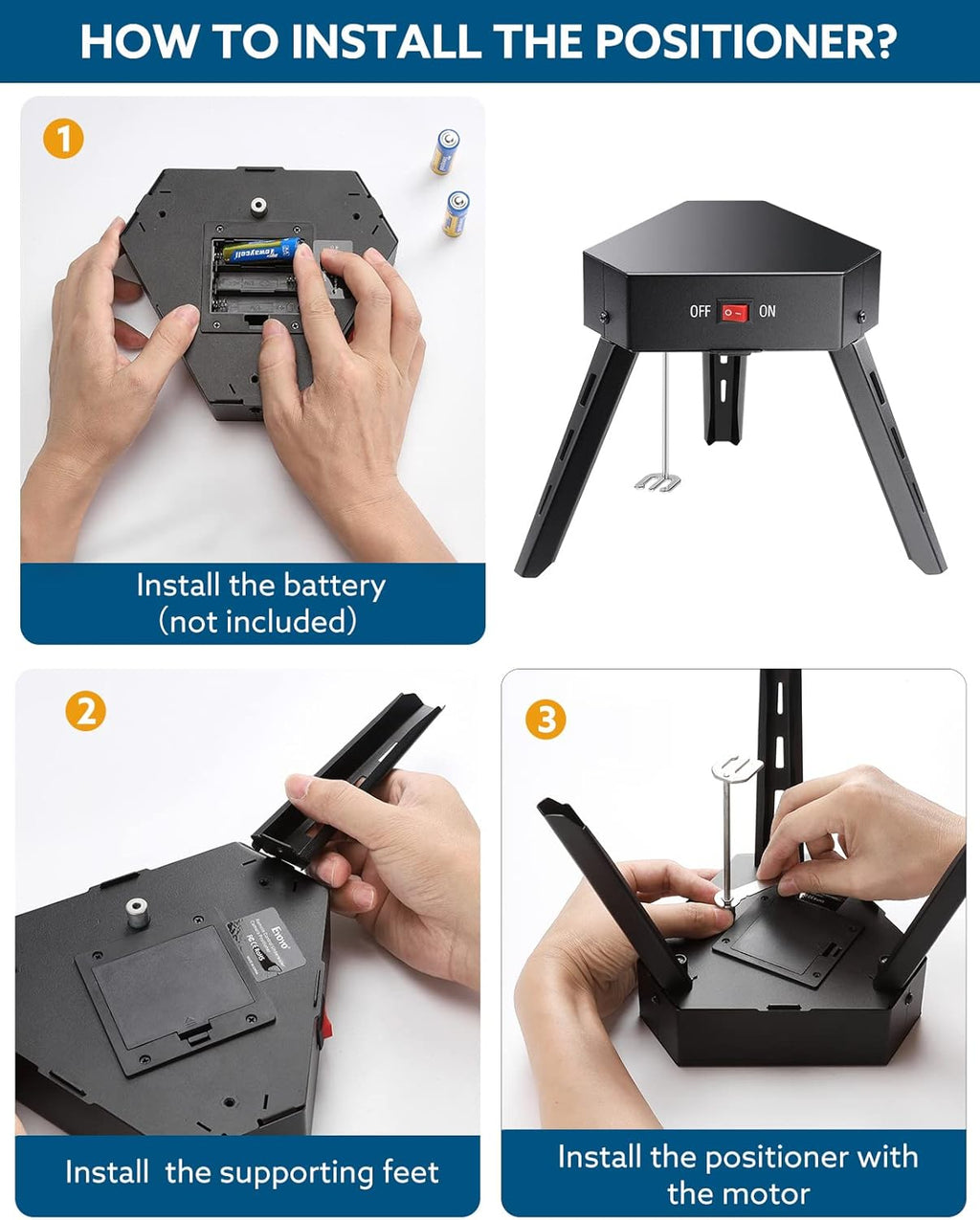 Underwater Fishing Camera Positioner 360° Degree Rotation Tripod with Remote Control Metal Housing Y28223