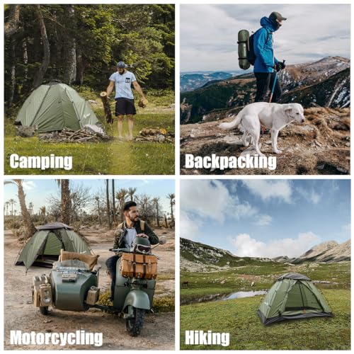 1/2 Person Ultralight Waterproof Backpacking Tent E87303
