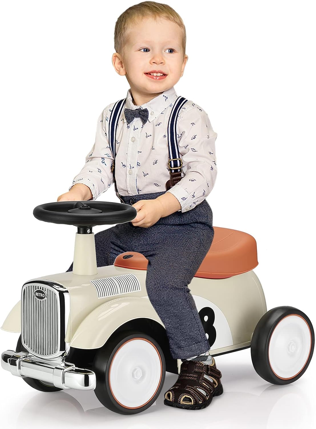 Kids Ride on Toy Foot-to-Floor Sliding Car with Storage I1173