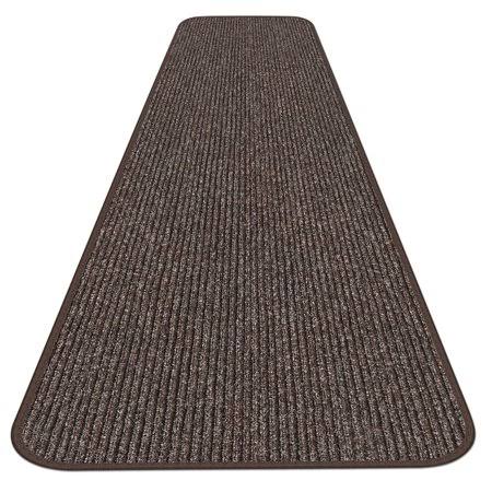 Skid-Resistant Heavy-Duty Carpet Runner - Tuscan Brown - 3' x 20' U37851