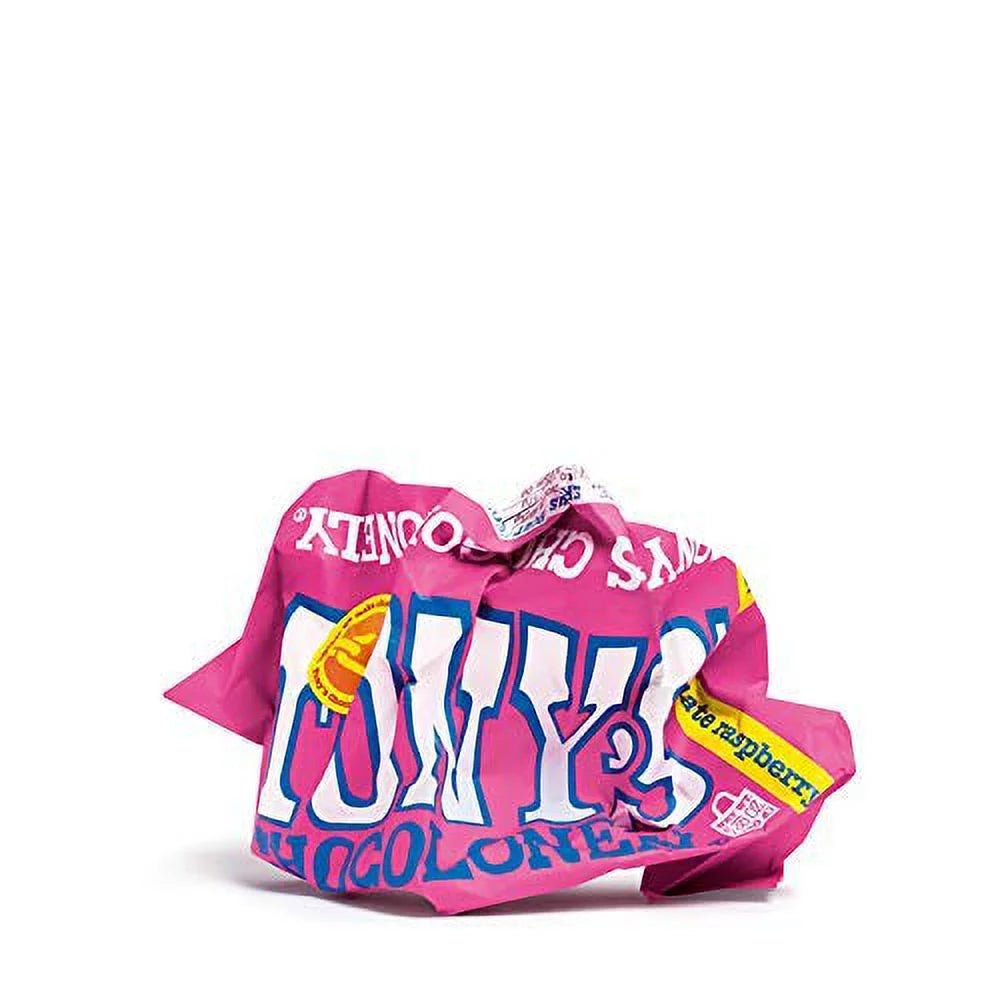 White Chocolate Raspberry Popping Candy Chocolate Bars M78157
