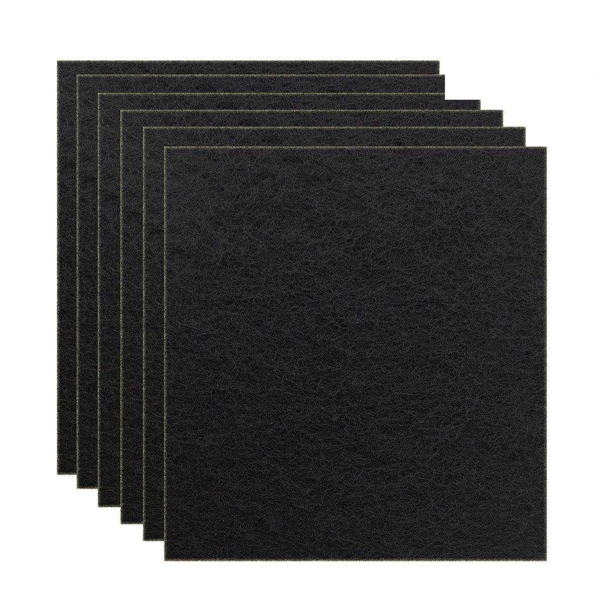 6 Pack Charcoal Cat Litter Box Replacement Filter O335