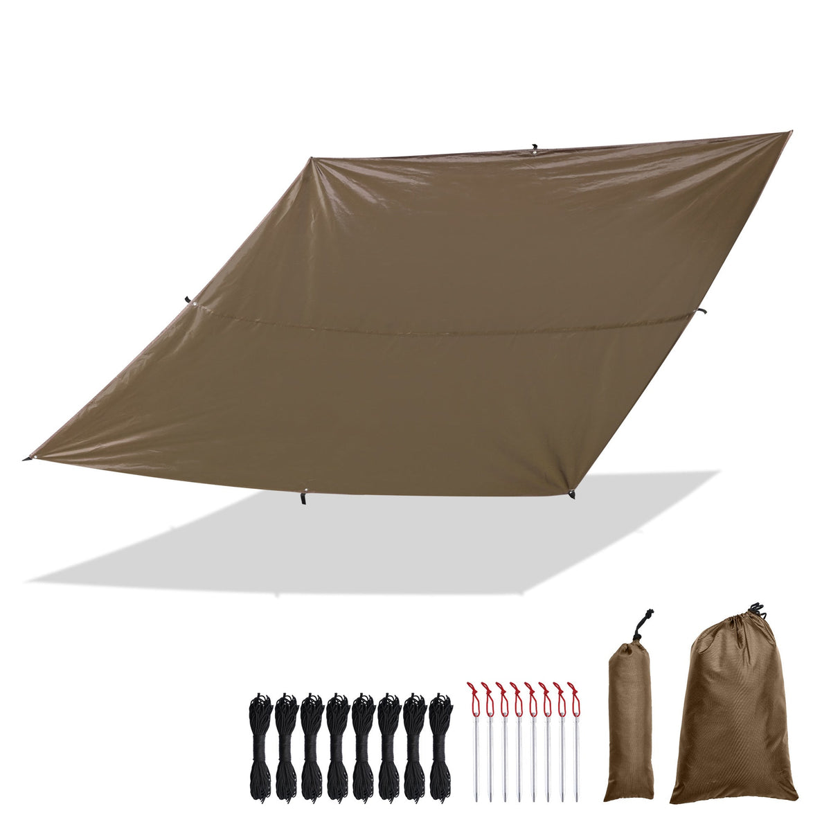Waterproof Camping Tent Tarp with Carrying Bag J903