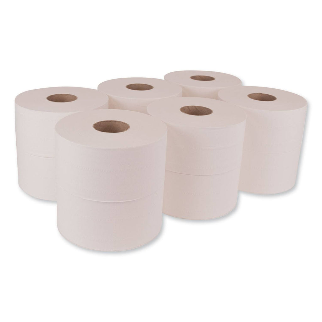 Tork Advanced Jumbo Bath Tissue, 2-Ply, White, 12 Rolls/Carton Y209892