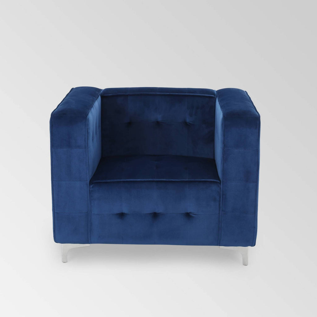 Velvet Cube Club Chair O5724