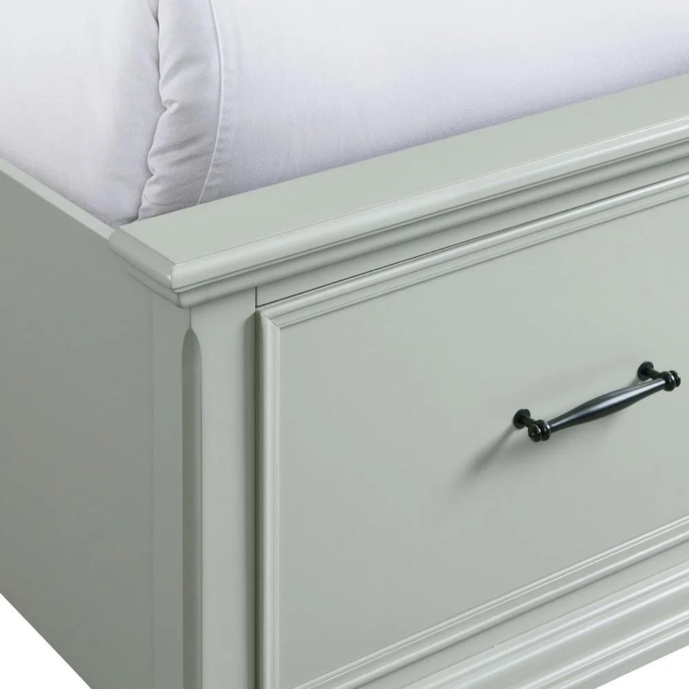 Grey Queen Platform Storage 4PC Bedroom Set Z532860