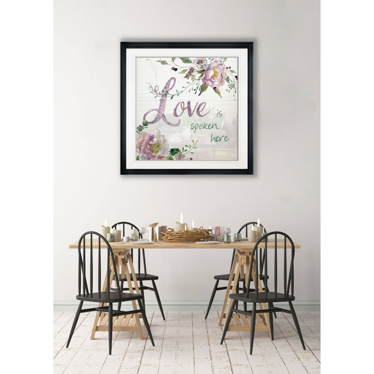 Framed Giclee Print 16x16 X215221