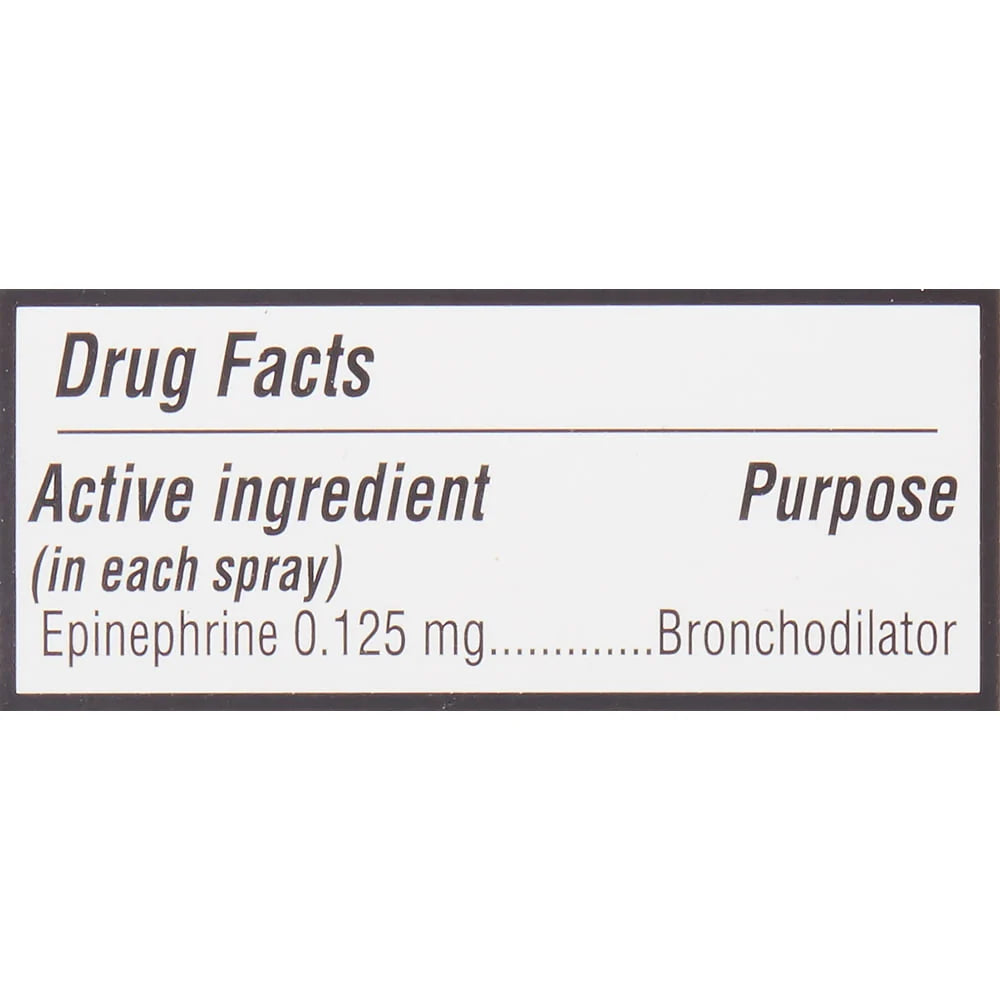 Epinephrine Oral Inhalation Aerosol B4903