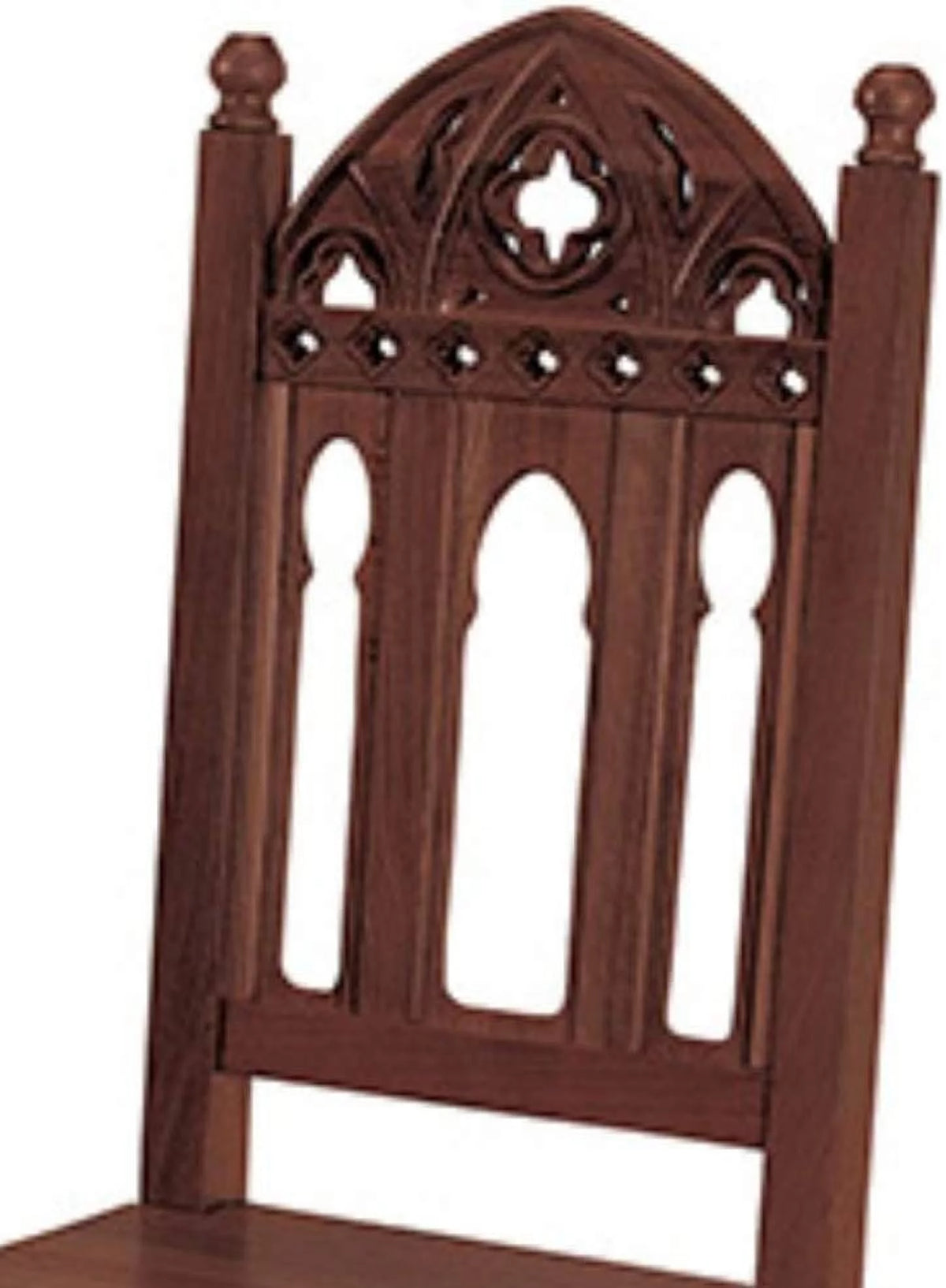 Gothic Side Chair - Walnut D812
