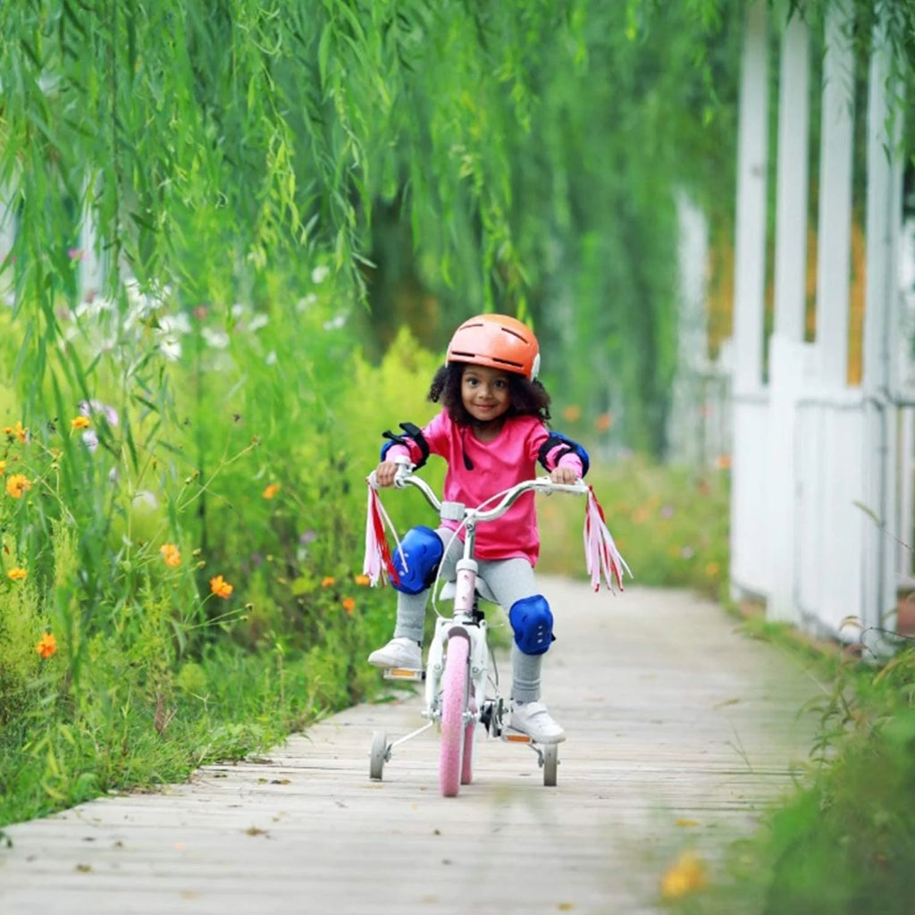 Kids 14 In. Pink Bicycle with Training Wheels A8328