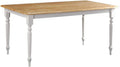 Rectangular Wooden Dining Table with Turned Legs L4853