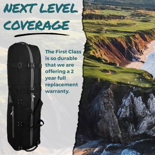 Padded Golf Club Travel Cover with Wheels Q159821