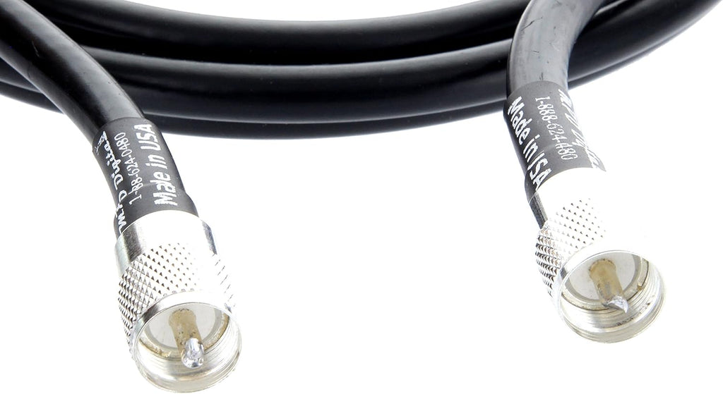 50 ft 50 ohm Coaxial Cable with PL-259 Connectors Z400