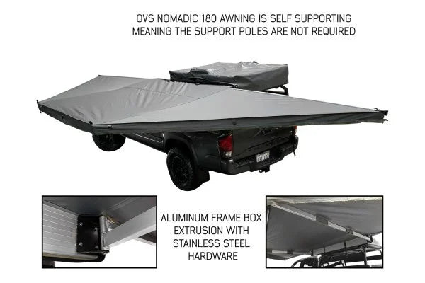 180 Nomadic Dark Gray Awning T16918