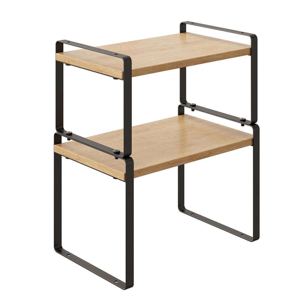 Set of 2 Stackable Expandable Kitchen Counter Top Shelves F6534